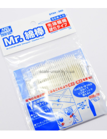 Mr.Hobby ST04 Палочки ватные Cotton Swab Extra Fine Triangular 50 шт.