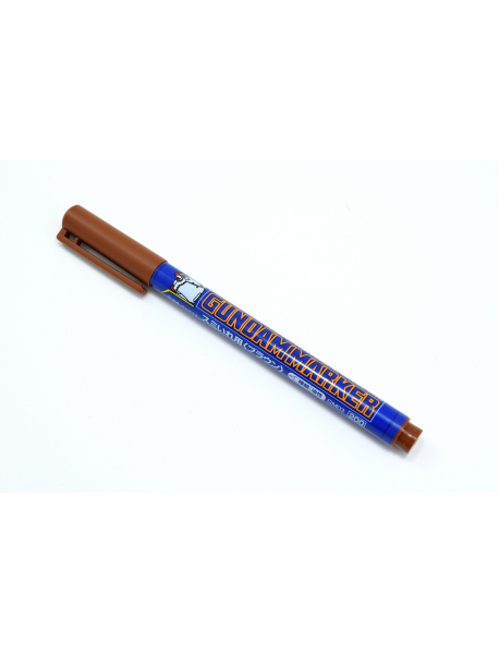 Mr.Hobby GM03 Маркер для расшивки Gundam Marker Extra Fine Tip (Brown)