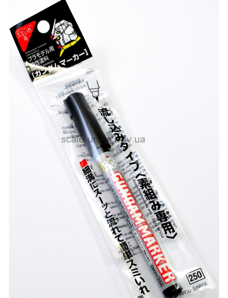 Mr.Hobby GM302R Маркер модельный Gundam Marker Super Fine Grey