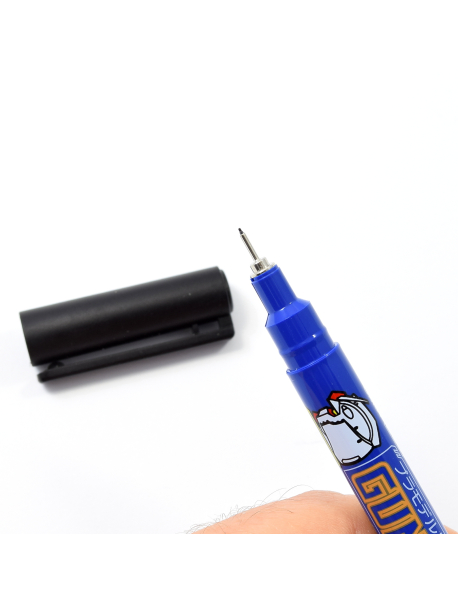 Mr.Hobby GM01 Маркер для расшивки Gundam Marker Extra Fine Tip (Black)