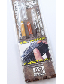 Mr.Hobby PP-202 Везеринг-карандаши Weathering Liner Mud Set