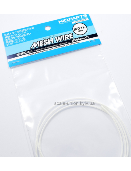 HiQParts MEW-20WH Шланг плетеный Mesh wire White 2 мм.