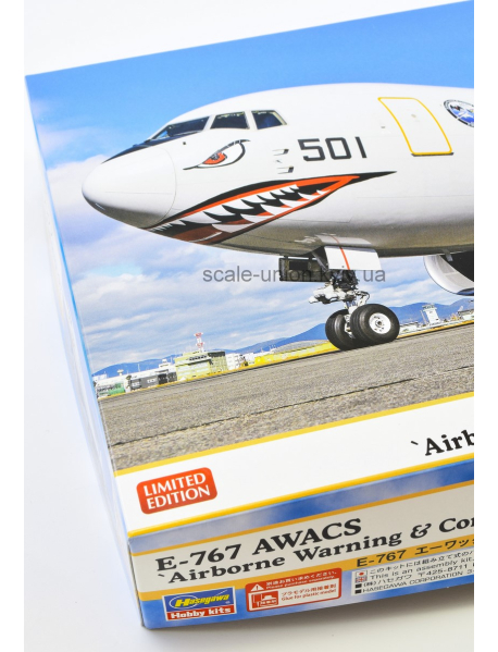 Hasegawa 10860 Сборная модель Boeing E767 AWACS 40th Anniv.