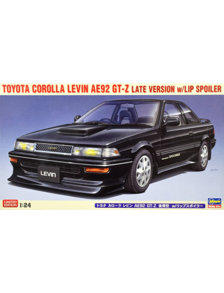 Hasegawa 20655 Збірна модель автомобіля Toyota Corolla Levin AE92 GT-Z '89