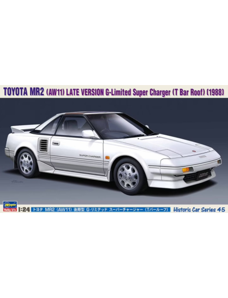 Hasegawa HC-45 Збірна модель автомобіля Toyota MR2 AW11 Late '85