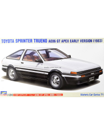 Hasegawa HC-71 Збірна модель автомобіля Toyota AE86 Corolla Trueno Apex