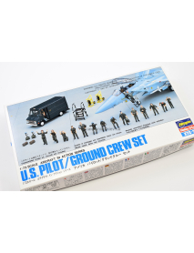 Hasegawa X72-7 Набор фигурок пилотов US Pilots and Grown Crew Set