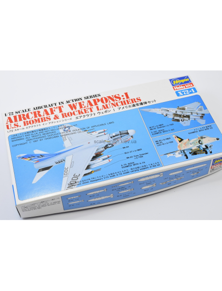 Hasegawa X72-1 Набір модельного авіа озброєння Aircraft Weapons US Bombs/Launchers