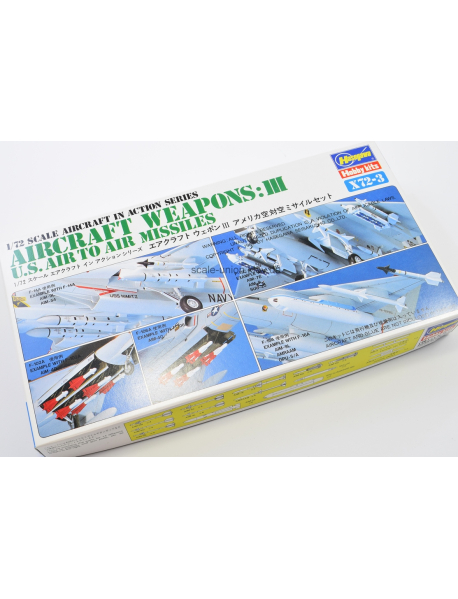 Hasegawa X72-3 Набор модельного вооружения Aircraft Weapons 3 Air-to-Air Missiles