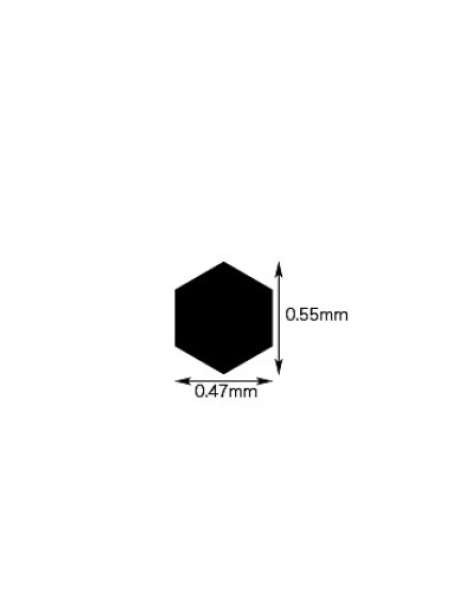Hasegawa PA-43 Сітка модельна радіаторна Hexagonal Mesh Large