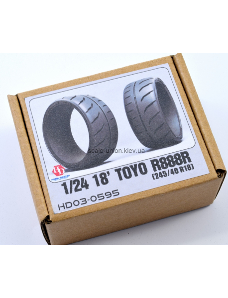 Hobby Design HD-030595 Набор модельных покрышек Toyo Proxes R888R 245 R18