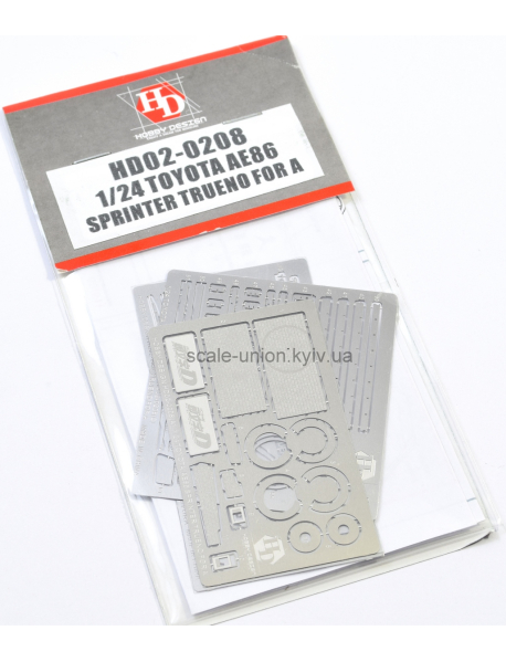 Hobby Design HD-020208 Фототравлення для моделі Toyota AE86 Trueno (Aoshima)