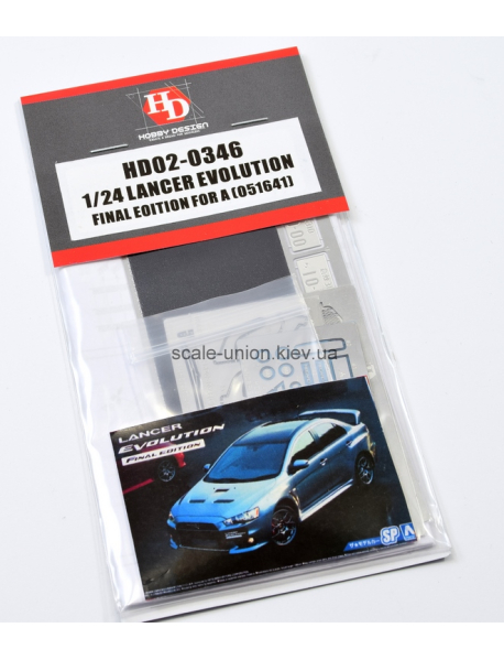Hobby Design HD-020346 Травление PE Set Mitsubishi Lancer Evo 10 (Aoshima)