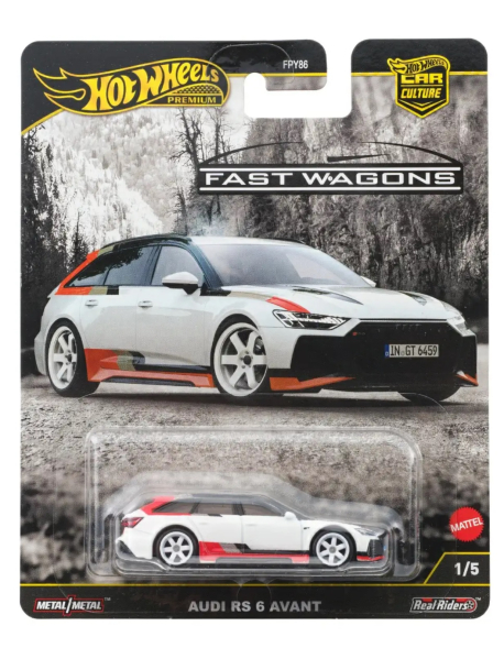 Hot Wheels BK51 Колекційна модель Audi RS6 Avant GT