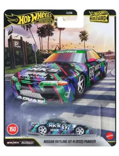 Hot Wheels HW41 Коллекционная модель Nissan GT-R R32 Pandem HKS