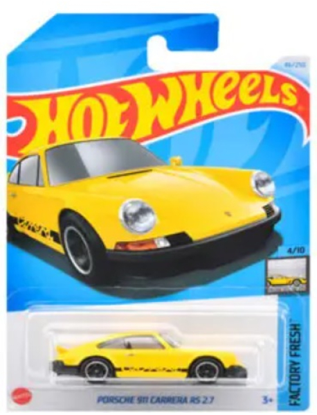 Hot Wheels XP85 Коллекционная модель Porsche 911 Carrera RS
