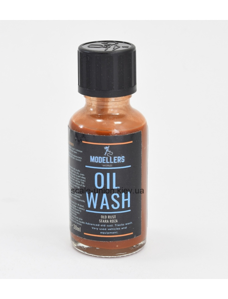 Modellers World MWW-002 Модельна змивка олійна Old Rust Wash 30 ml.