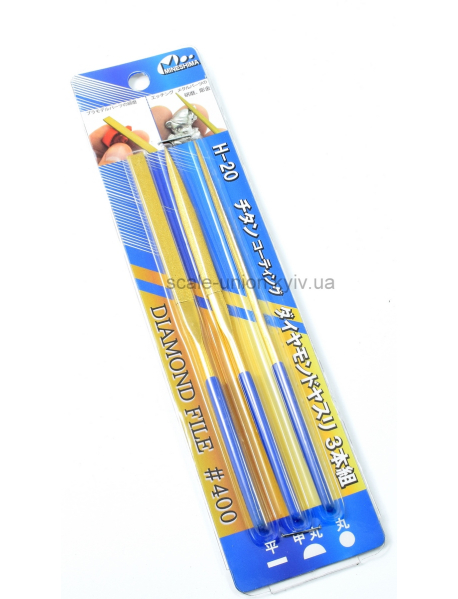 Mineshima H-20 Набор надфилей Diamond Coated File Set P400