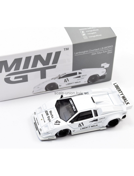 Mini GT MGT00966-R Коллекционная модель Lamborghini Countach LB