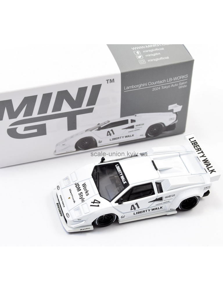 Mini GT MGT00966-R Коллекционная модель Lamborghini Countach LB