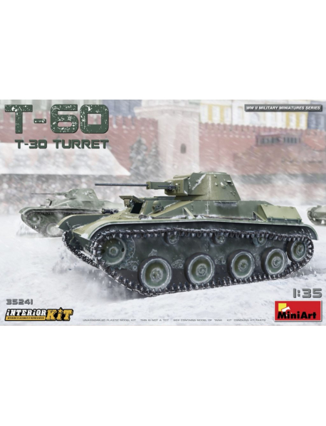 Miniart 35241 Збірна модель танка Т-60 (Full Interior) Miniart 35241 Збірна модель танка Т-60 (Full Interior)