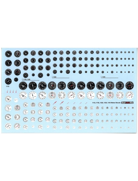 Model Factory Hiro BP-1162 Декаль спидометры Meters Decal Model Factory Hiro BP-1162 Декаль спидометры Meters Decal