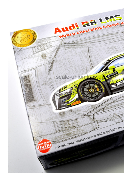 NuNu PN24044 Сборная модель автомобиля Audi R8 LMS GT3 '22