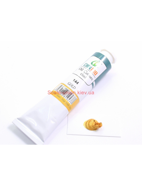 Chinjoo 144 Олійна фарба Golden Metallic 45 мл.