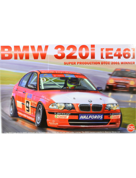 NuNu PN24007 Модель автомобиля BMW 320i e46 DTCC '01