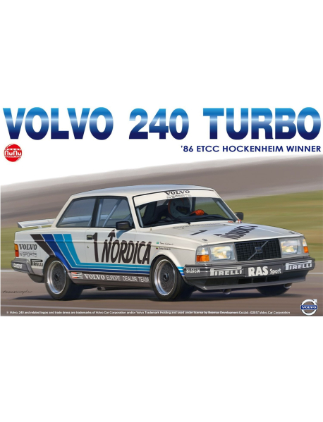 Platz/NuNu PN24013 Модель автомобиля Volvo 240 Turbo Hockenheim '86