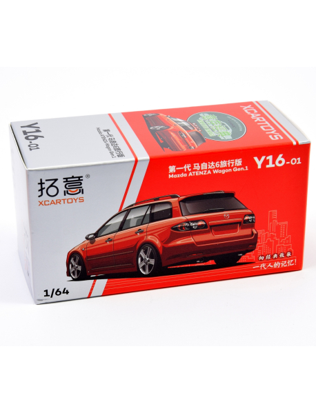 Pop Race Y16-01 Коллекционная модель Mazda 6 MPS Wagon '06
