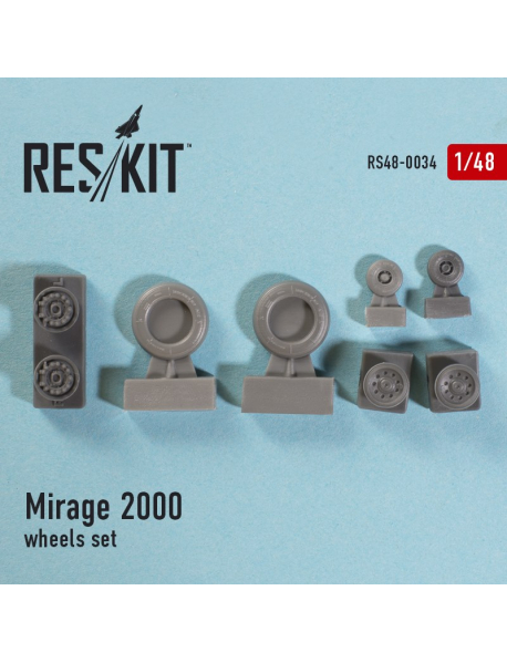 Reskit RS480057 Смоляные колеса для модели перехватчика МиГ-25