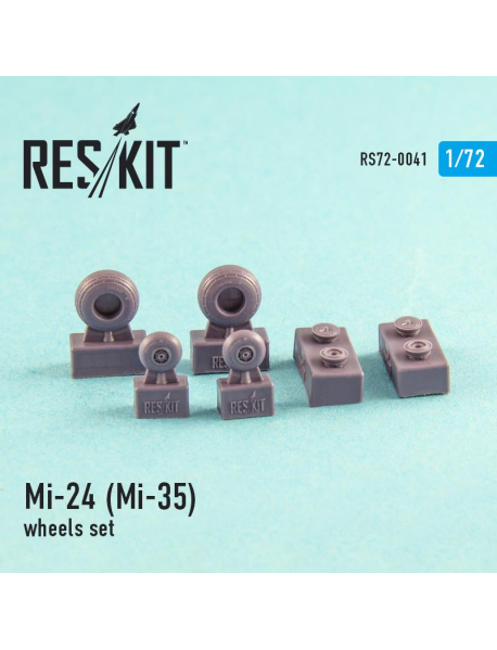 Reskit RS720041 Колеса для збірної моделі гелікоптера Мі-24 Reskit RS720041 Колеса для збірної моделі гелікоптера Мі-24