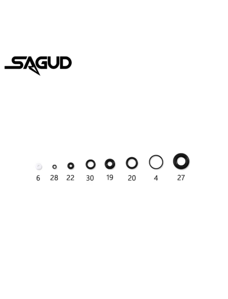 Sagud SD-130-all Набор уплотнителей для аэрографа.