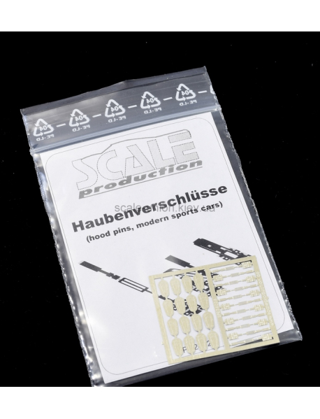 Scale Production SP24024 Замки капоту для збірних моделей авто Sport Hood Pins 