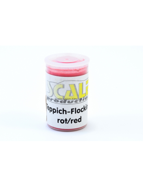 Scale Production SPF8 Флок модельнй червоний 25 мл.