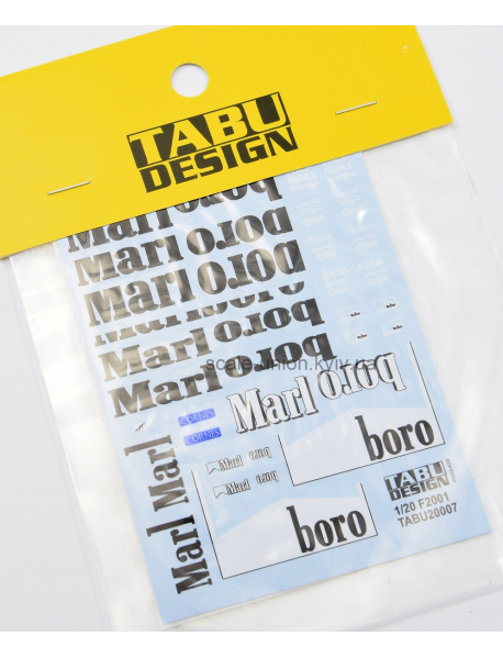 Tabu-Design 20006 Набір декалей Marlboro Ferrari F2001
