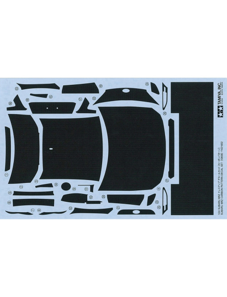 Tamiya 12658 Декаль под карбон Subaru BRZ Carbon Pattern Decal Tamiya 12658 Декаль под карбон Subaru BRZ Carbon Pattern Decal