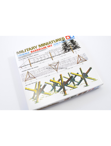 Tamiya 35027 Набір модельних протитанкових барикад Barricade Set