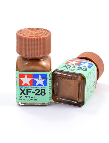 Tamiya XF-28 Модельна емалева фарба Dark Copper 10 мл.