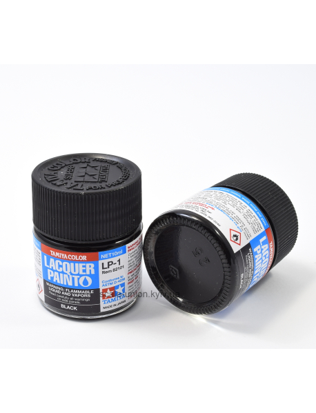 Tamiya LP-1 Модельная нитро краска Gloss Black 10 мл.