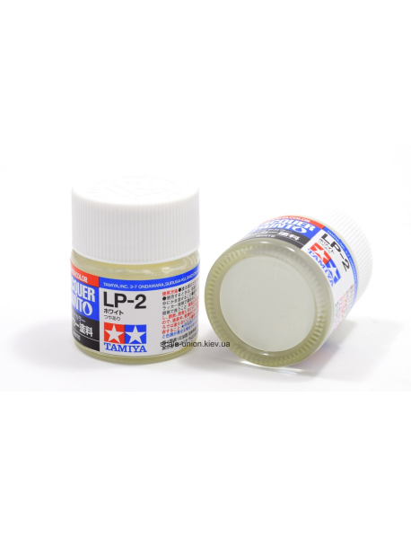 Tamiya LP-2 Модельна нітро фарба Gloss White 10 мл.