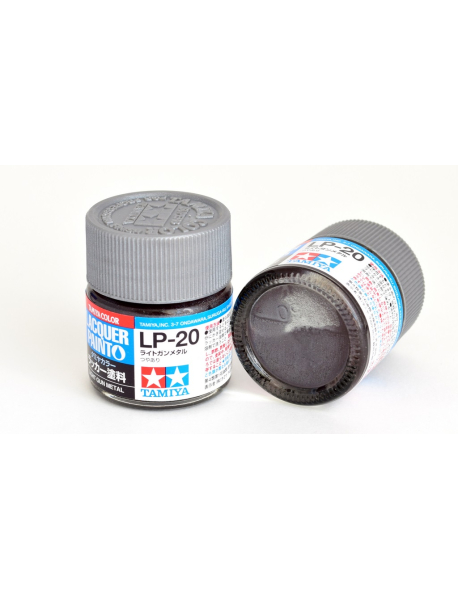 Tamiya LP-20 Модельна нітро фарба Light Gun Metal 10 мл.