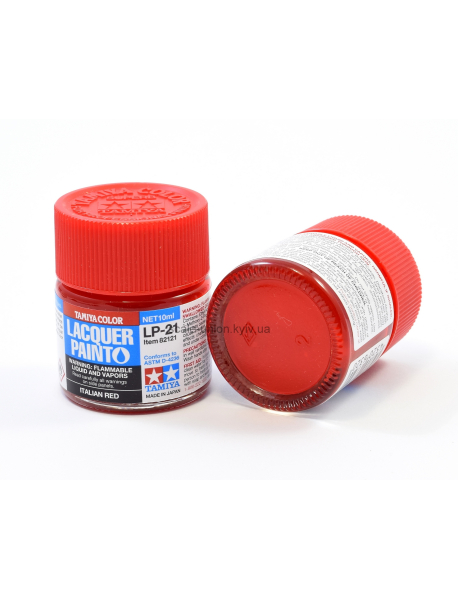 Tamiya LP-21 Модельна нітро фарба Italian Red 10 мл.