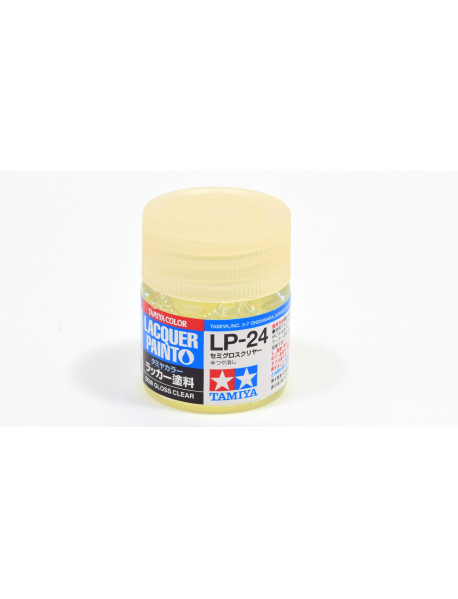 Tamiya LP-24 Напівматовий модельний лак Semigloss Clear 10 мл.