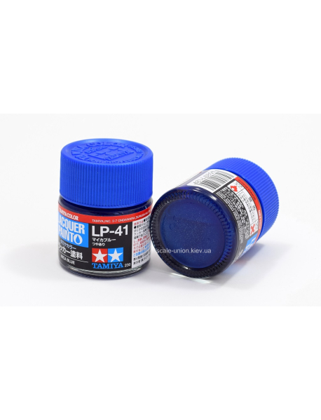 Tamiya LP-41 Модельна нітро фарба металік Mica Blue 10 мл.