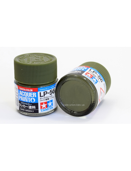 Tamiya LP-56 Нітро фарба Dark Green 2 10 мл.