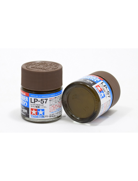 Tamiya LP-57 Нітро фарба Red Brown 2 10 мл.