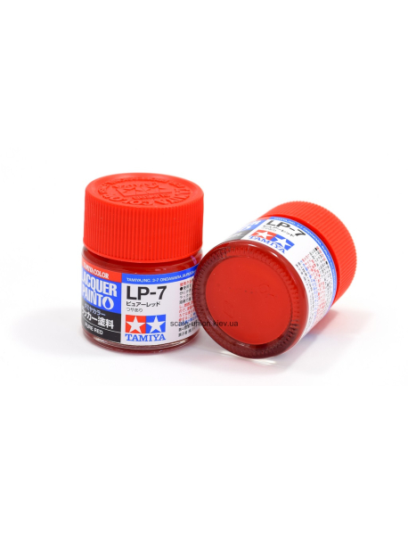 Tamiya LP-7 Модельна нітро фарба Pure Red 10 мл.