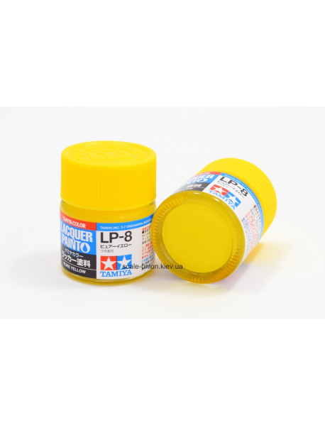 Tamiya LP-8 Модельна нітро фарба Pure Yellow 10 мл.